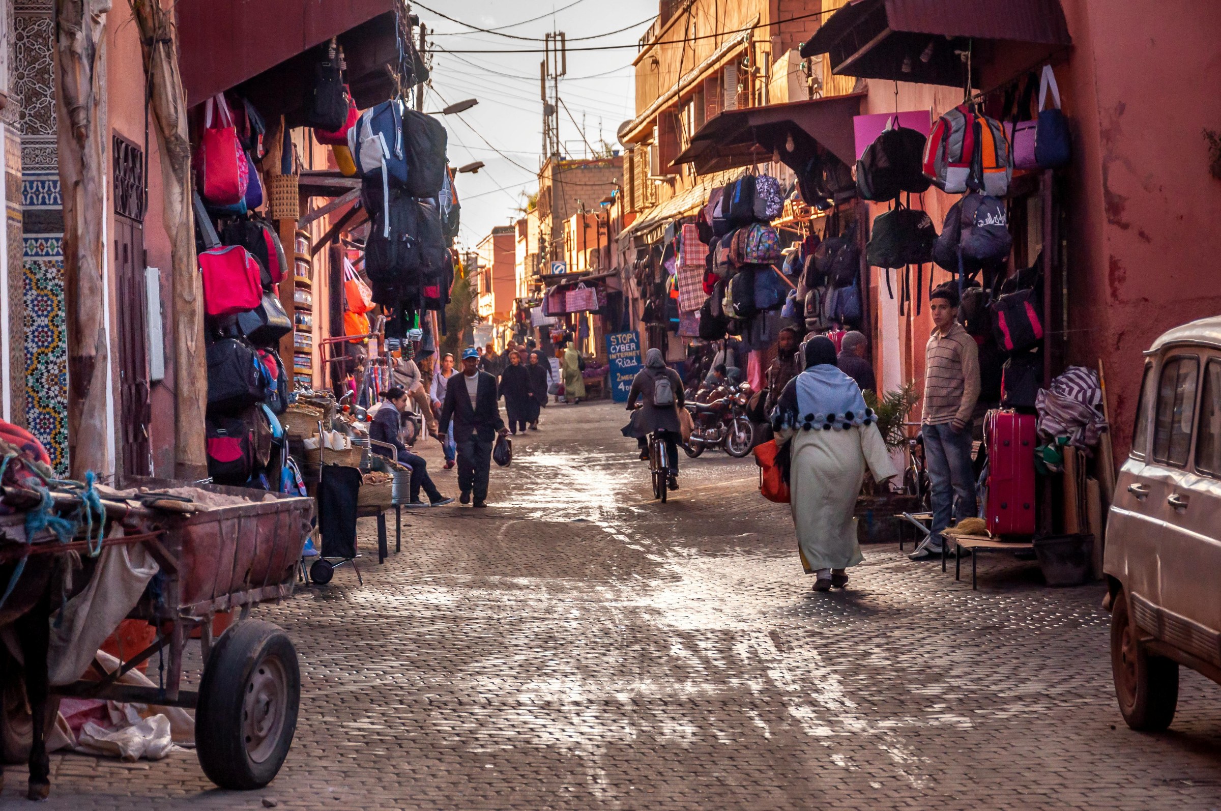 Private guided visit of Marrakech medina, Bahia Palace, Ben Youssef Madrasa, gardens and luxury riad atmosphere.