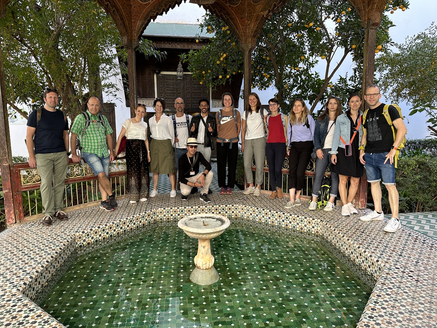 Final morning in Marrakech after a 7-day guided M’Goun Valley trek through Arous, Tarkeddit, Oulilimt and R’bat.