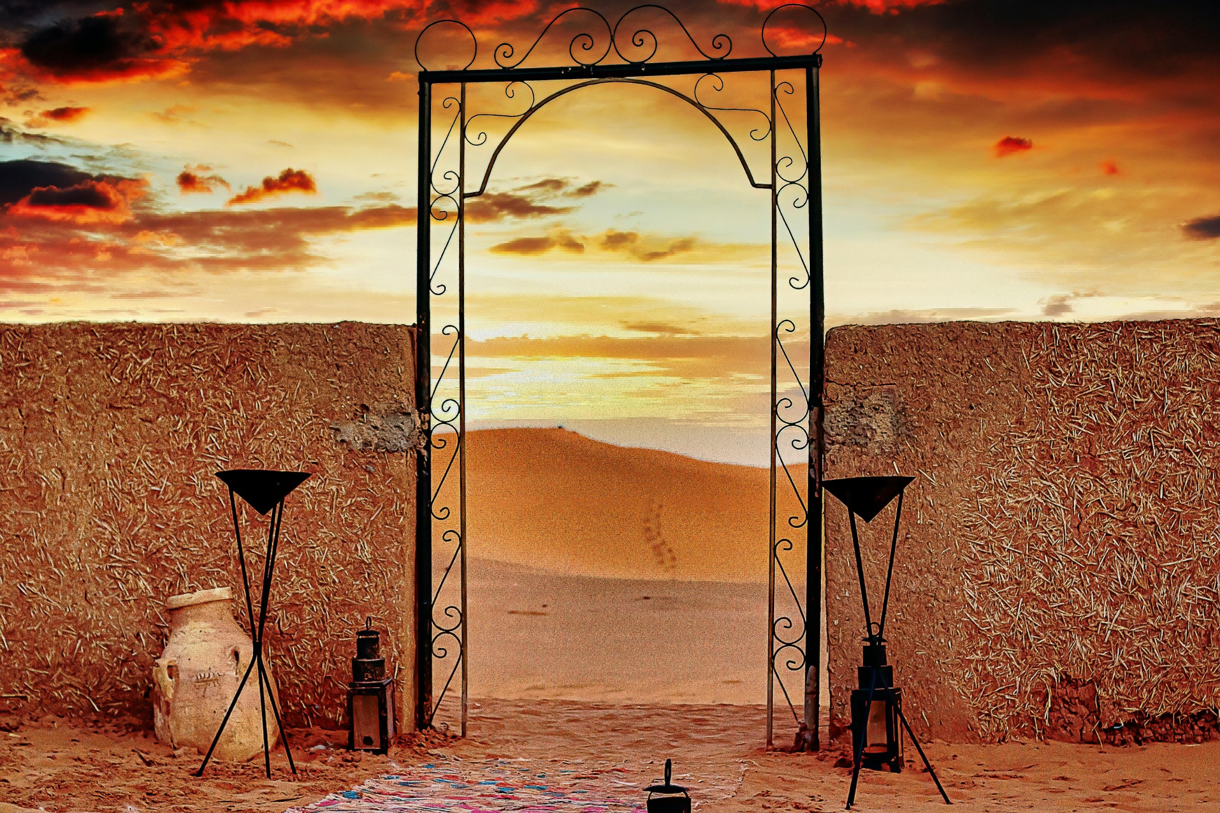 Todra Gorge walk and Erg Chebbi desert camp experience near Merzouga during a Morocco soft adventure journey.