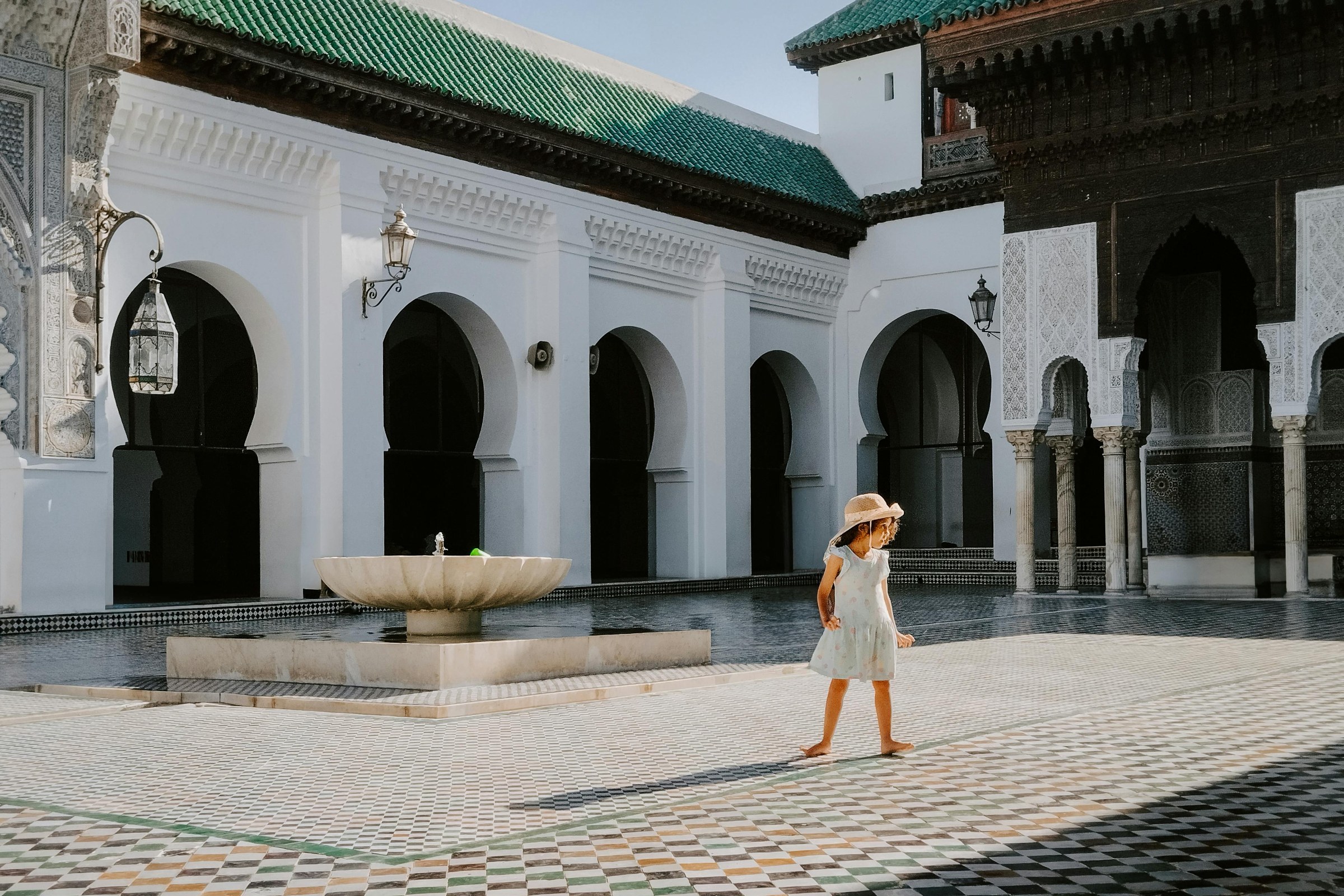 Family-friendly riad in Marrakech, starting point of an 8-day Morocco itinerary with children, Atlas Mountains, Agafay Desert and Essaouira.