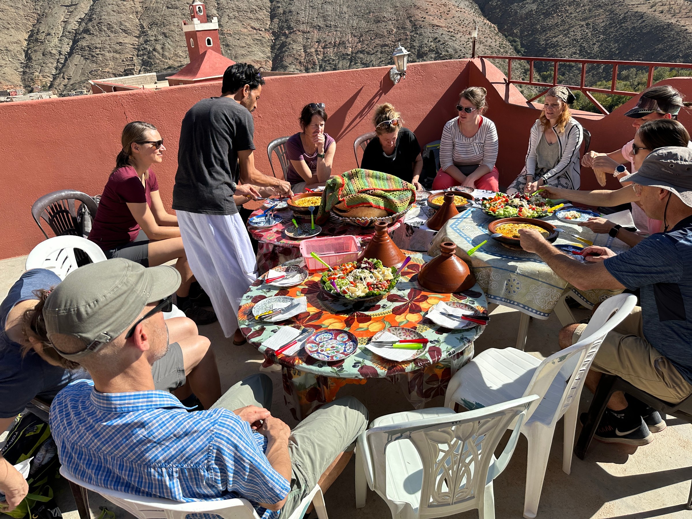 Local immersion in Aït Bouguemez Valley, with Berber village life, terraced fields and traditional High Atlas houses.