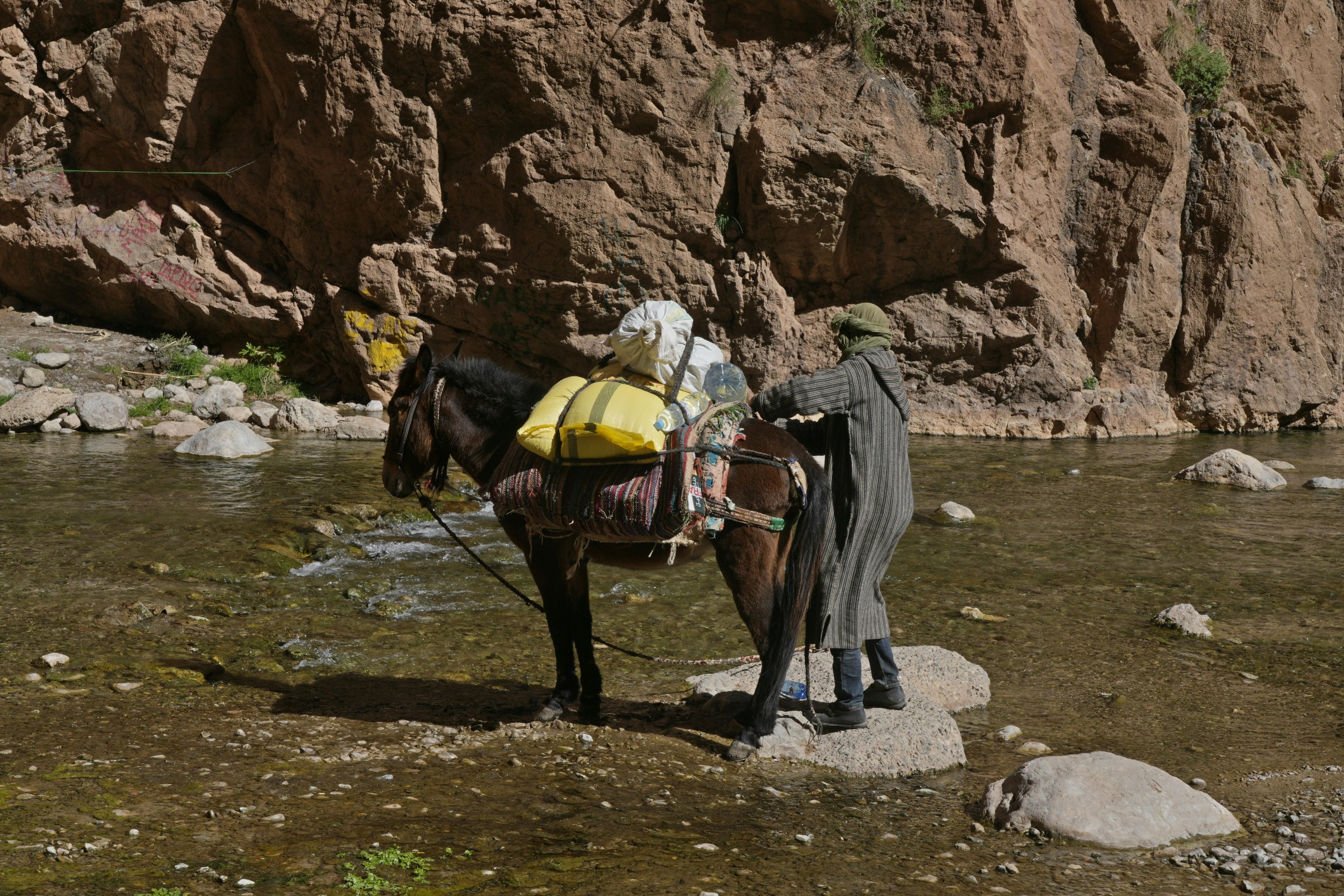 Todra Gorge and Erg Chebbi dunes near Merzouga, with camel ride and Sahara desert camp experience in Morocco.